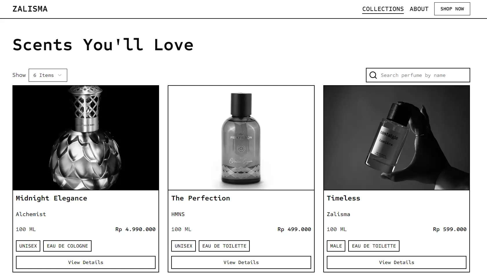 Perfumes App Images